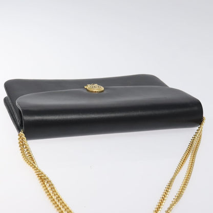 Christian Dior Flap chain Shoulder bag Leather, BLACK, LEATHER, Shoulder bag