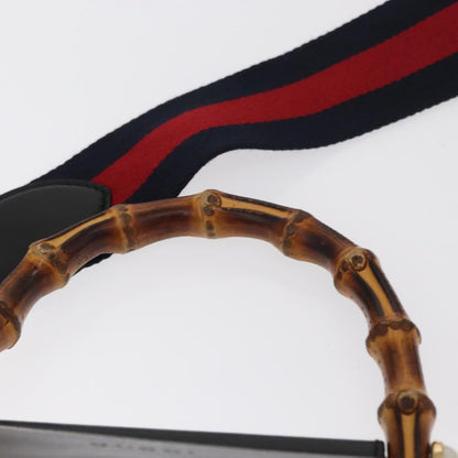 Gucci Nymphaea Top Handle Bag Leather, BLACK, LEATHER, Handbag