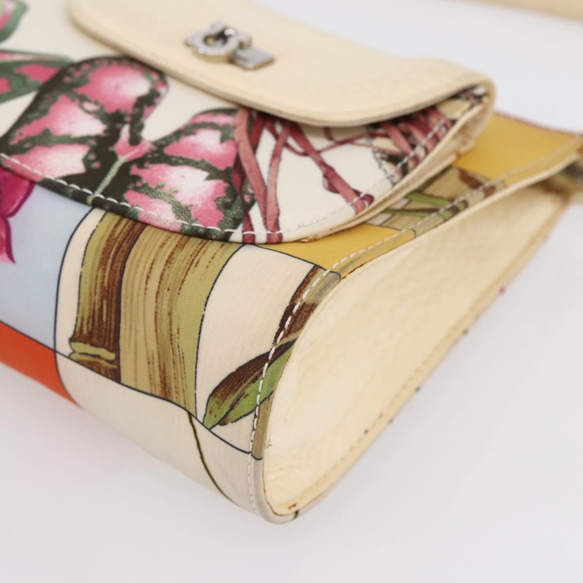 Salvatore Ferragamo Gancini Shoulder Bag Nylon, MULTICOLOUR, NYLON, Shoulder bag