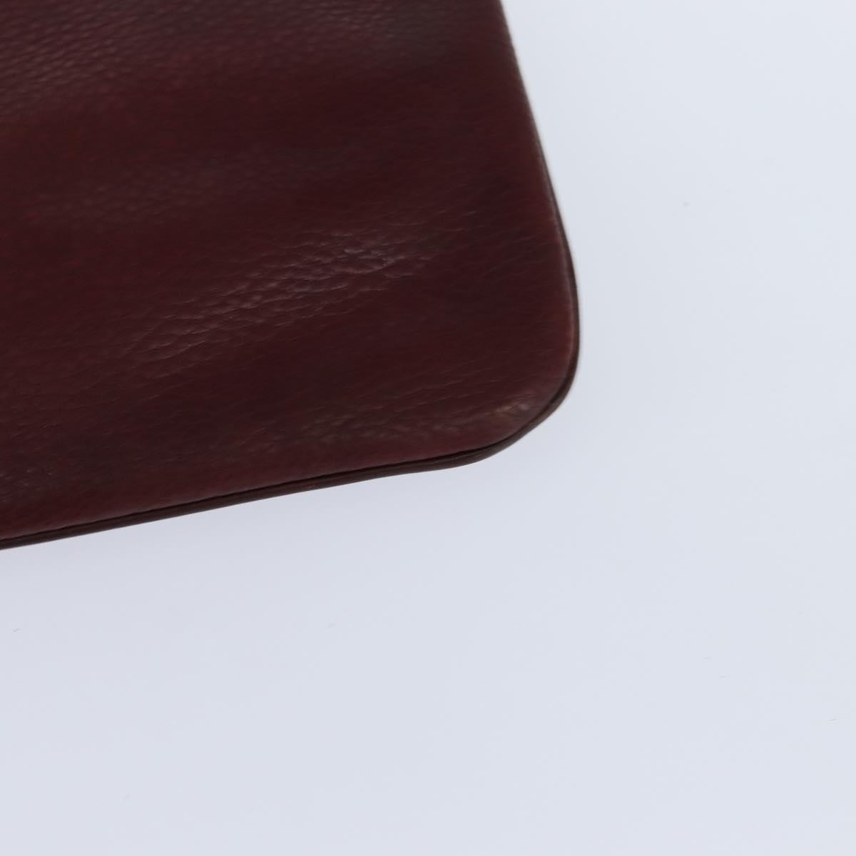 cartier Must de Cartier Shoulder Bag Leather, BURGUNDY, LEATHER, Shoulder bag