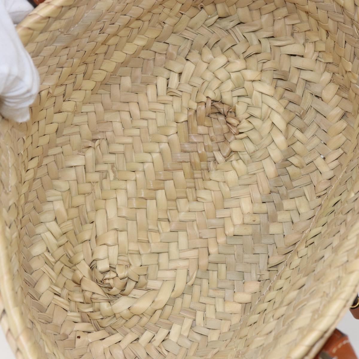 Chloe Marcie Tote RAFFIA, BEIGE, WOOD, Tote bag