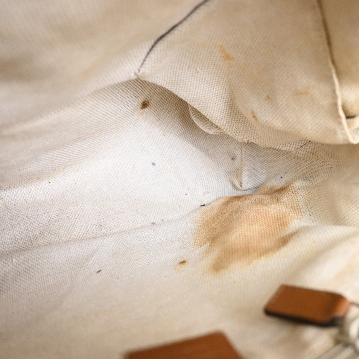 Gucci Web Loop Shoulder Bag GG Canvas, BROWN, CANVAS, Shoulder bag