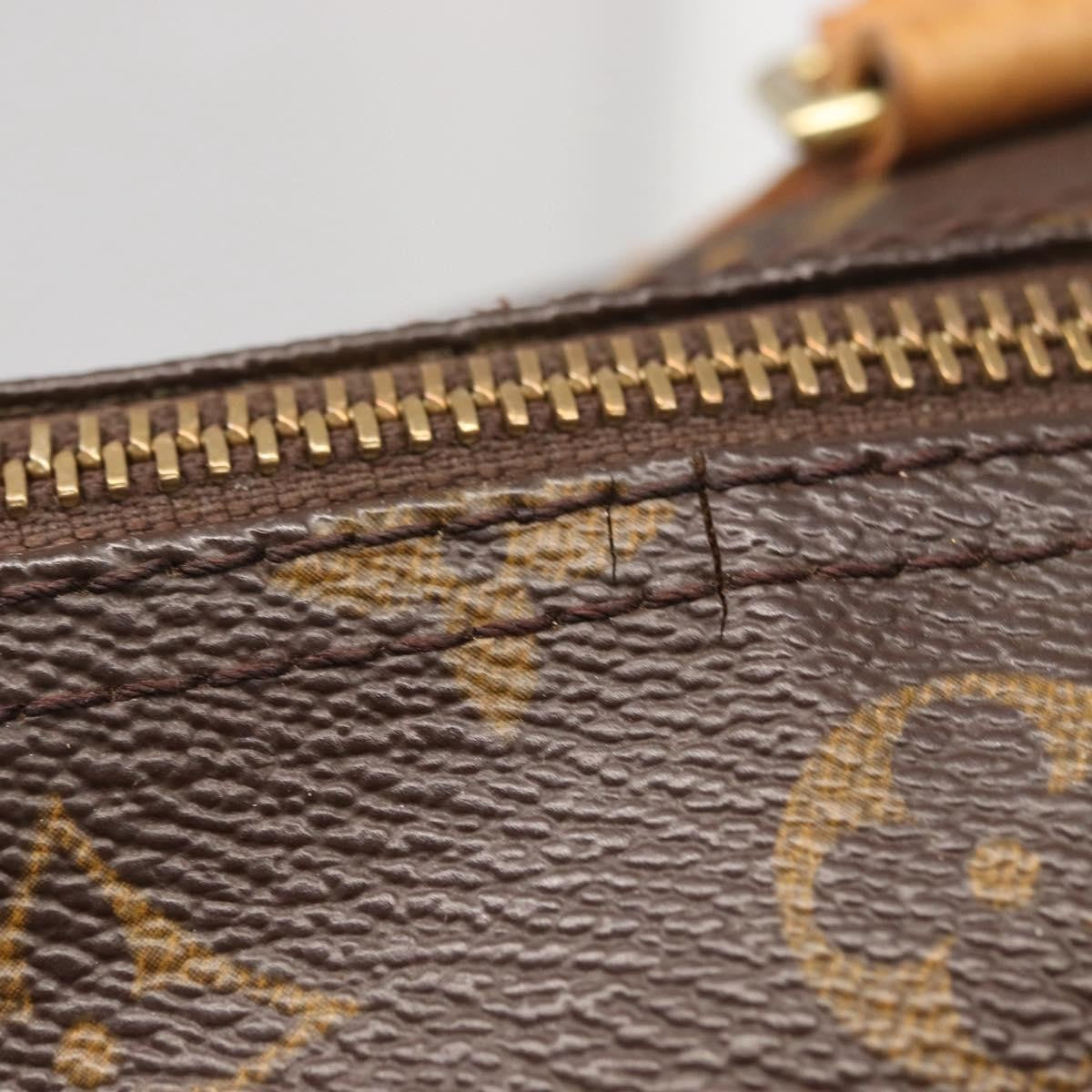Louis Vuitton Speedy Handbag Monogram Canvas, BROWN, CANVAS, Travel bag