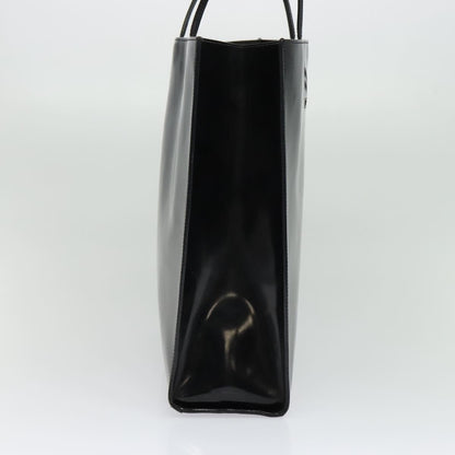 Salvatore Ferragamo Shopper Tote Leather, BLACK, PATENT_LEATHER, Tote bag