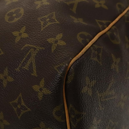 Louis Vuitton Keepall Bag Monogram Canvas, BROWN, CANVAS, Travel bag