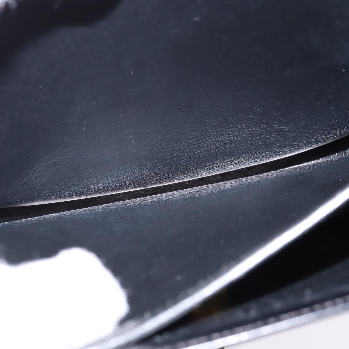 Christian Dior Flap Shoulder Bag Leather, BLACK, LEATHER, Shoulder bag