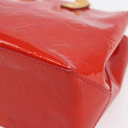 Louis Vuitton Reade Handbag Monogram Vernis, RED, PATENT_LEATHER, Handbag