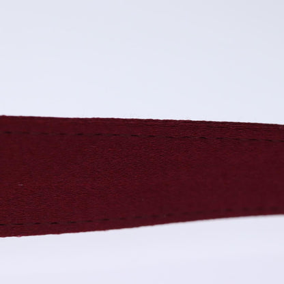 Chanel Flap shoulder Bag Satin, RED, SATIN, Shoulder bag