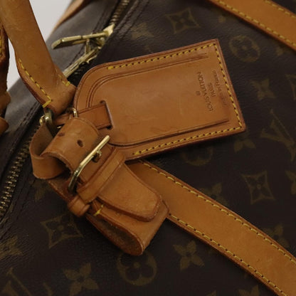 Louis Vuitton Keepall Bag Monogram Canvas, BROWN, CANVAS, Travel bag