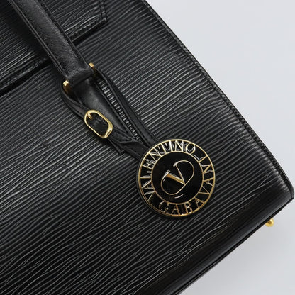 Valentino Garavani Flap Shoulder Bag Leather, BLACK, LEATHER, Shoulder bag