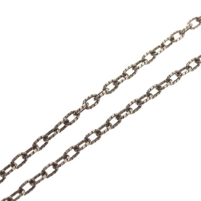 Gucci Engraved Interlocking G Chain Link Pendant Necklace Sterling Silver, SILVER, SILVER, Necklace