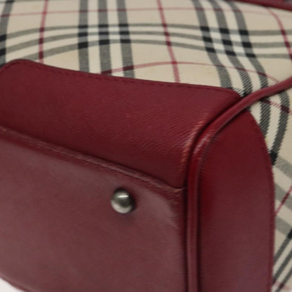 Burberry Nova Check Tote Leather, BEIGE, CANVAS, Tote bag