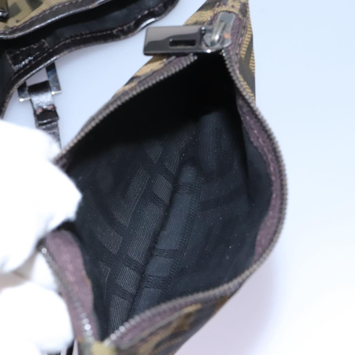 Fendi Open Shopping Tote Zucca Canvas, KHAKI, CANVAS, Tote bag