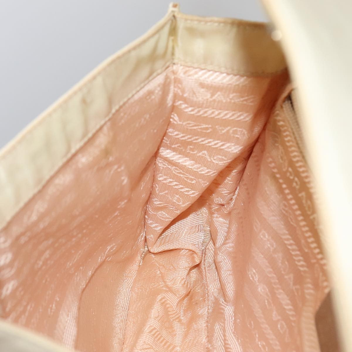 Prada Flap Shoulder Bag Leather, BEIGE, LEATHER, Shoulder bag