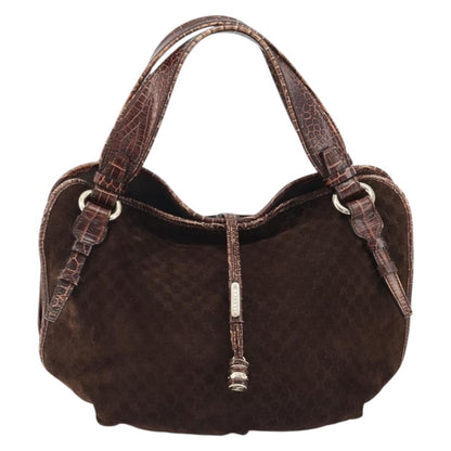 Celine Bittersweet Canvas, Brown, Canvas, Handbag