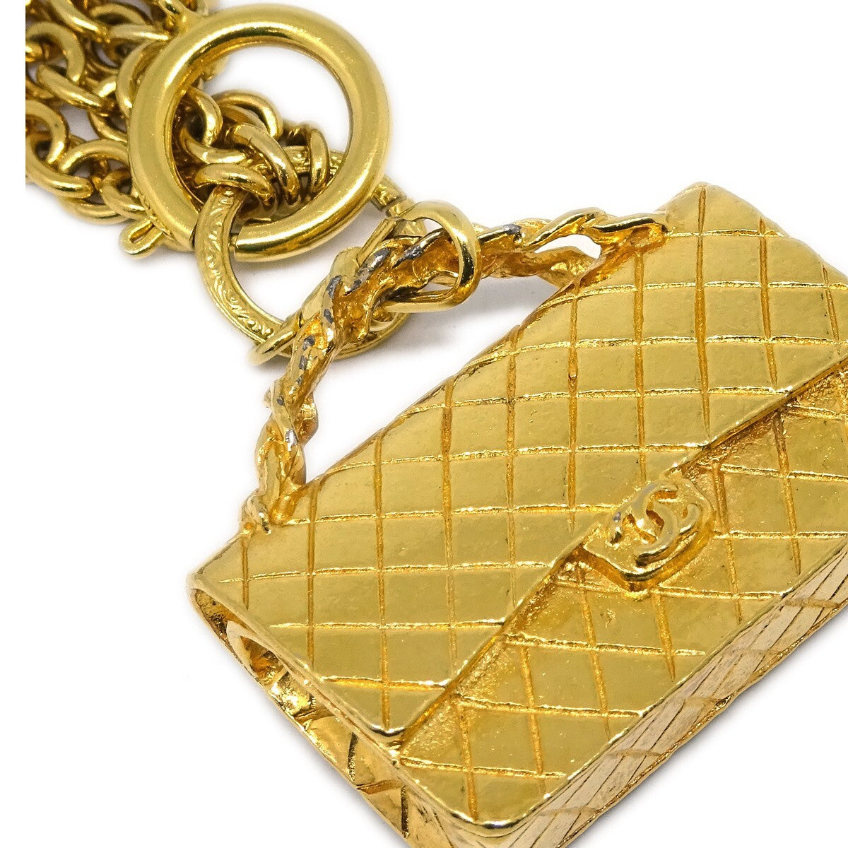 Chanel Timeless Pendant Necklace Metal, GOLD, GOLD_PLATED, Necklace