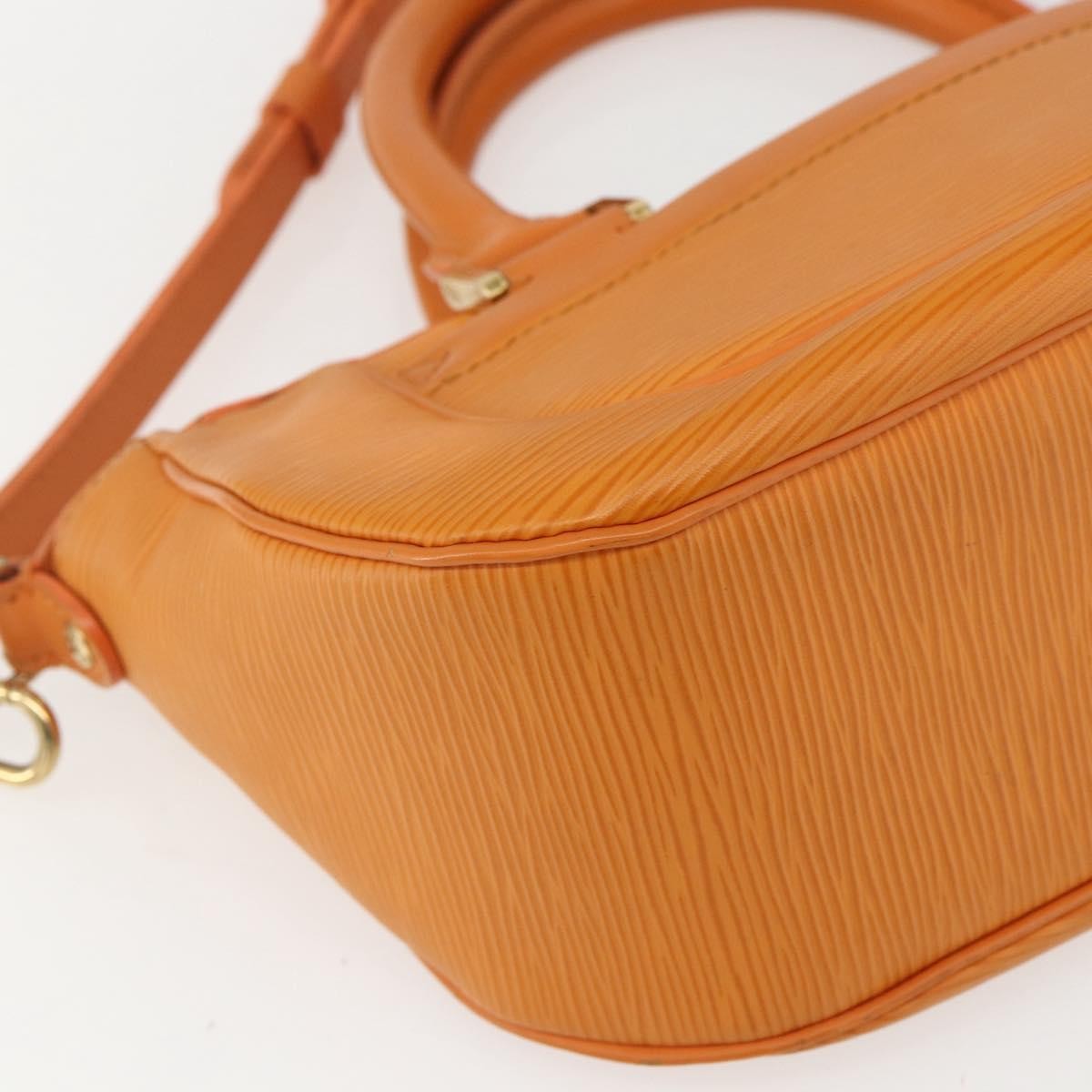 Louis Vuitton Danura Handbag Epi, ORANGE, LEATHER, Handbag