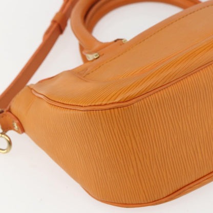 Louis Vuitton Danura Handbag Epi, ORANGE, LEATHER, Handbag