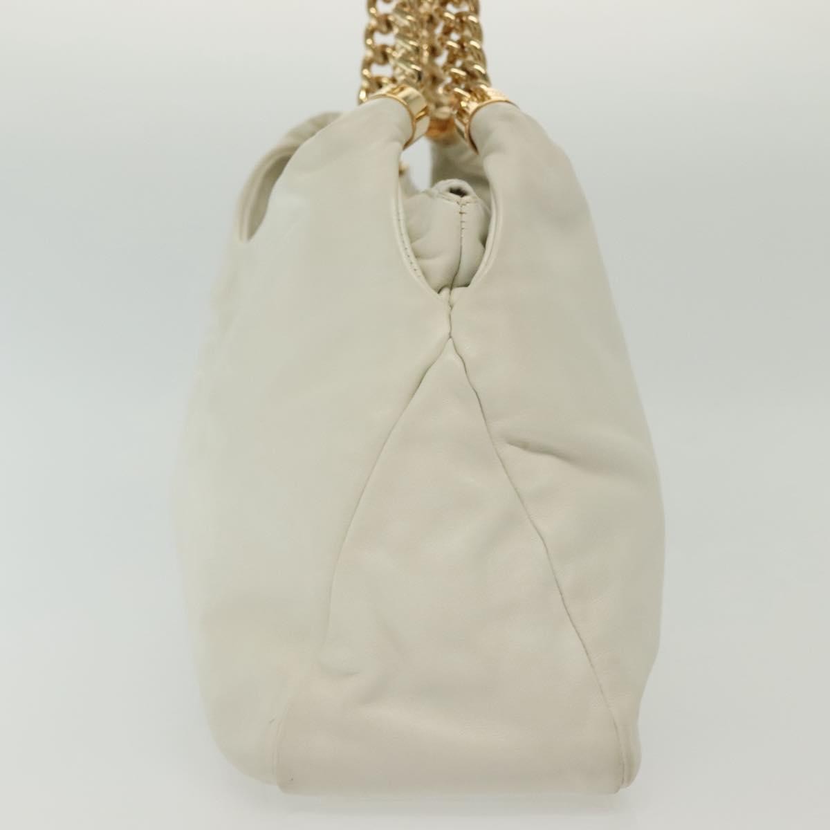 Chanel Rodeo Drive Zip Hobo Lambskin, WHITE, LEATHER, Handbag