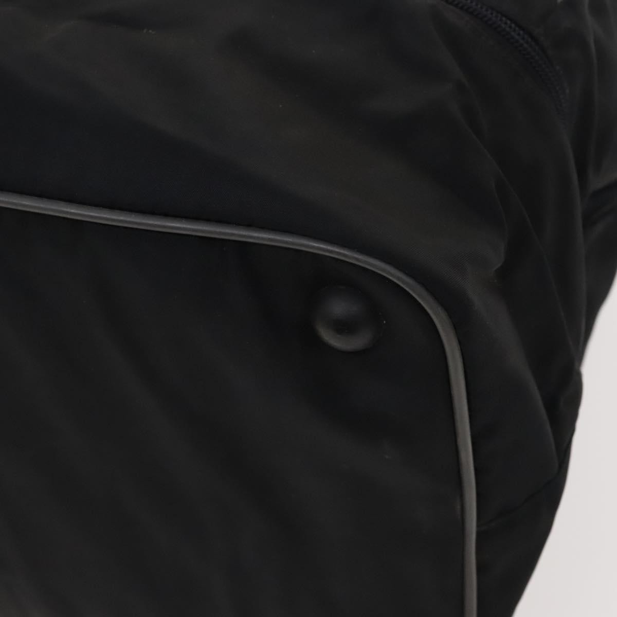 Prada Vintage Boston Bag Nylon, BLACK, NYLON, Travel bag