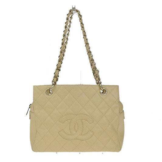 Chanel Petite Timeless Tote Stitched Calfskin, BEIGE, CALFSKIN, Shoulder bag