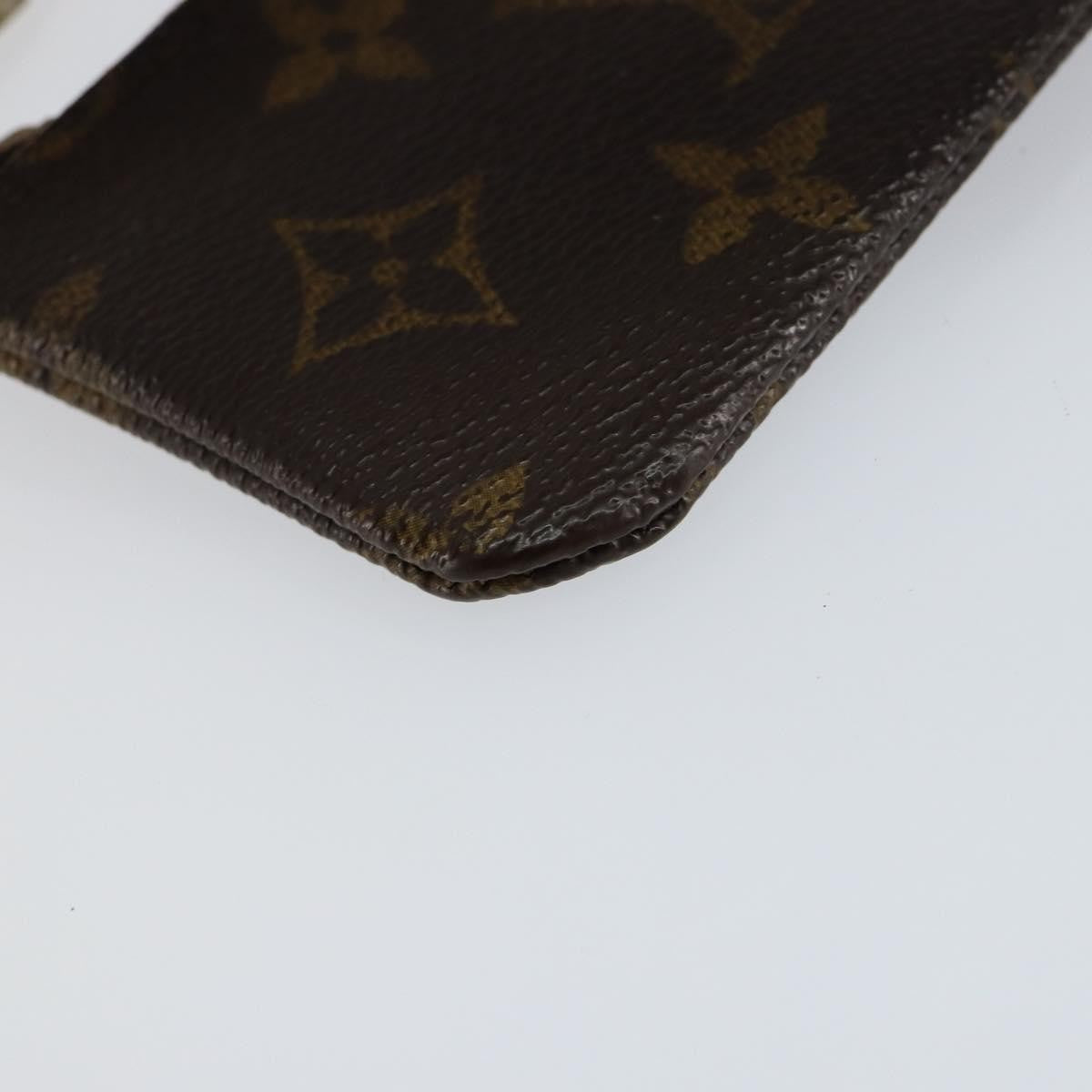 Louis Vuitton Pochette Clés Monogram Canvas, BROWN, CANVAS, Wallets