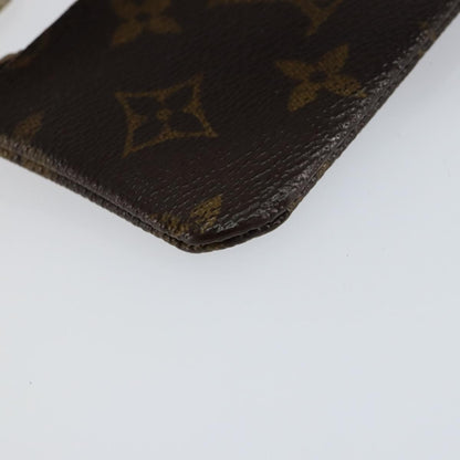 Louis Vuitton Pochette Clés Monogram Canvas, BROWN, CANVAS, Wallets