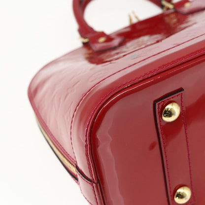 Louis Vuitton Alma Handbag Patent Leather, RED, PATENT_LEATHER, Handbag