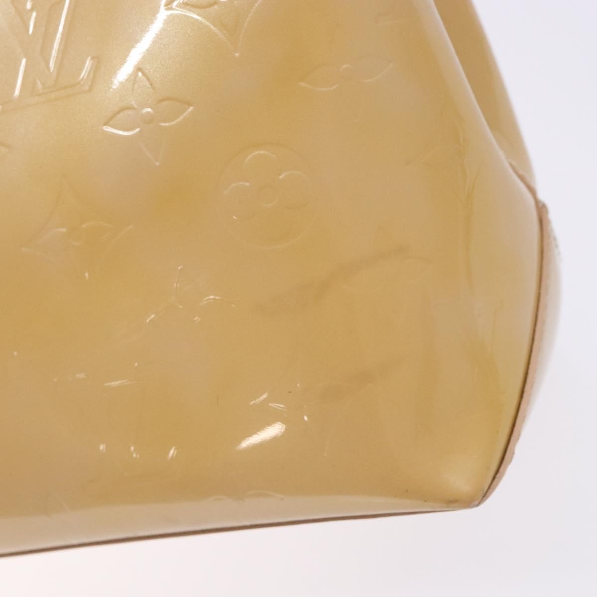 Louis Vuitton Wilshire Handbag Monogram Vernis, BEIGE, PATENT_LEATHER, Handbag