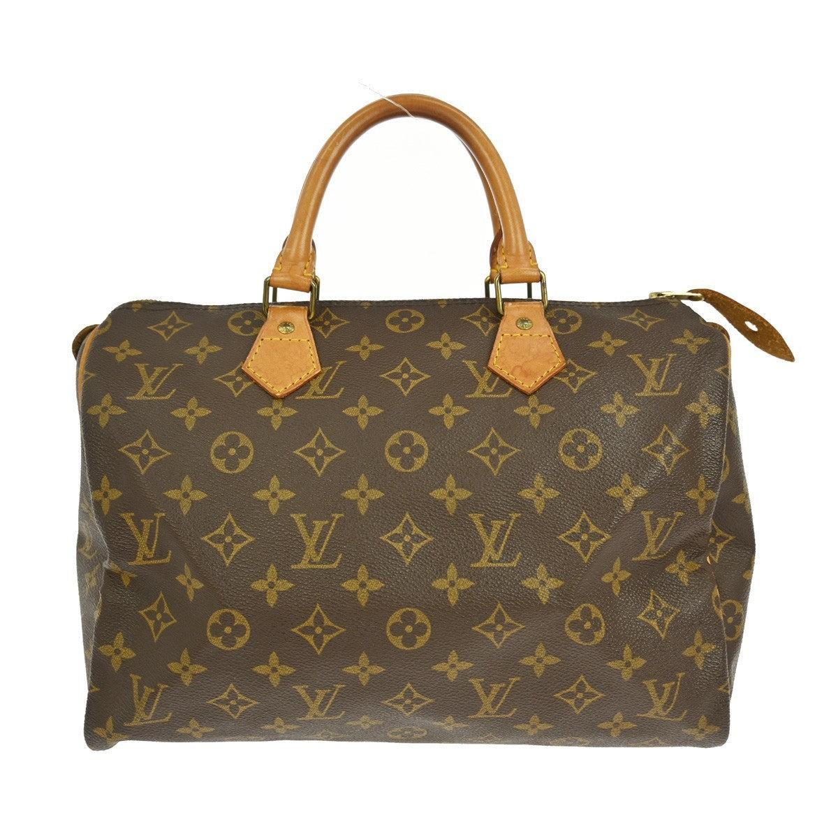 Louis Vuitton Speedy Handbag Monogram Canvas, BROWN, CANVAS, Handbag