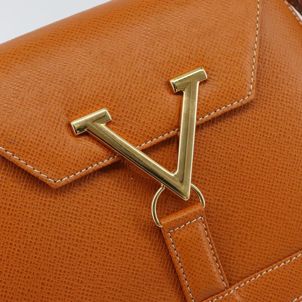 Valentino Garavani Vintage shoulder bag Leather, BROWN, LEATHER, Shoulder bag