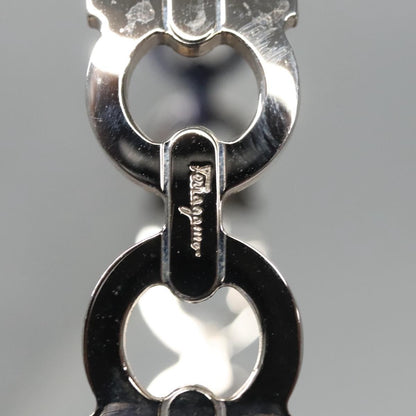 Salvatore Ferragamo Gancini handbag Patent leather, BLUE, PATENT_LEATHER, Handbag