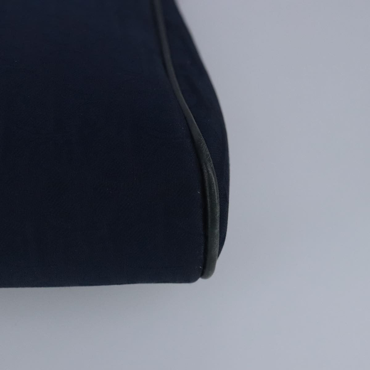 Christian Dior Vintage Trotter Pouch Canvas, NAVY, CANVAS, Clutche & pouche