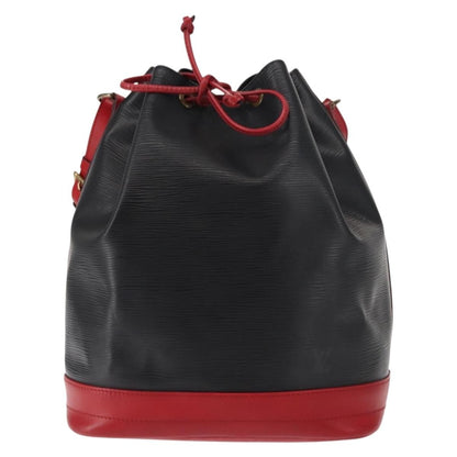 Louis Vuitton Bicolor Noe Handbag Epi Leather, BLACK, LEATHER, Handbag