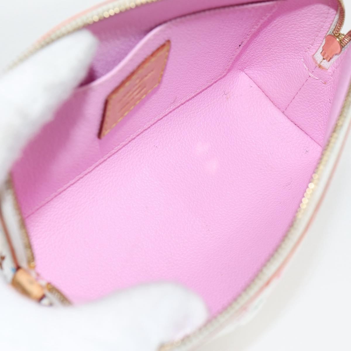 Louis Vuitton Cosmetic Pouch Monogram Canvas, WHITE, CANVAS, Toiletry Case