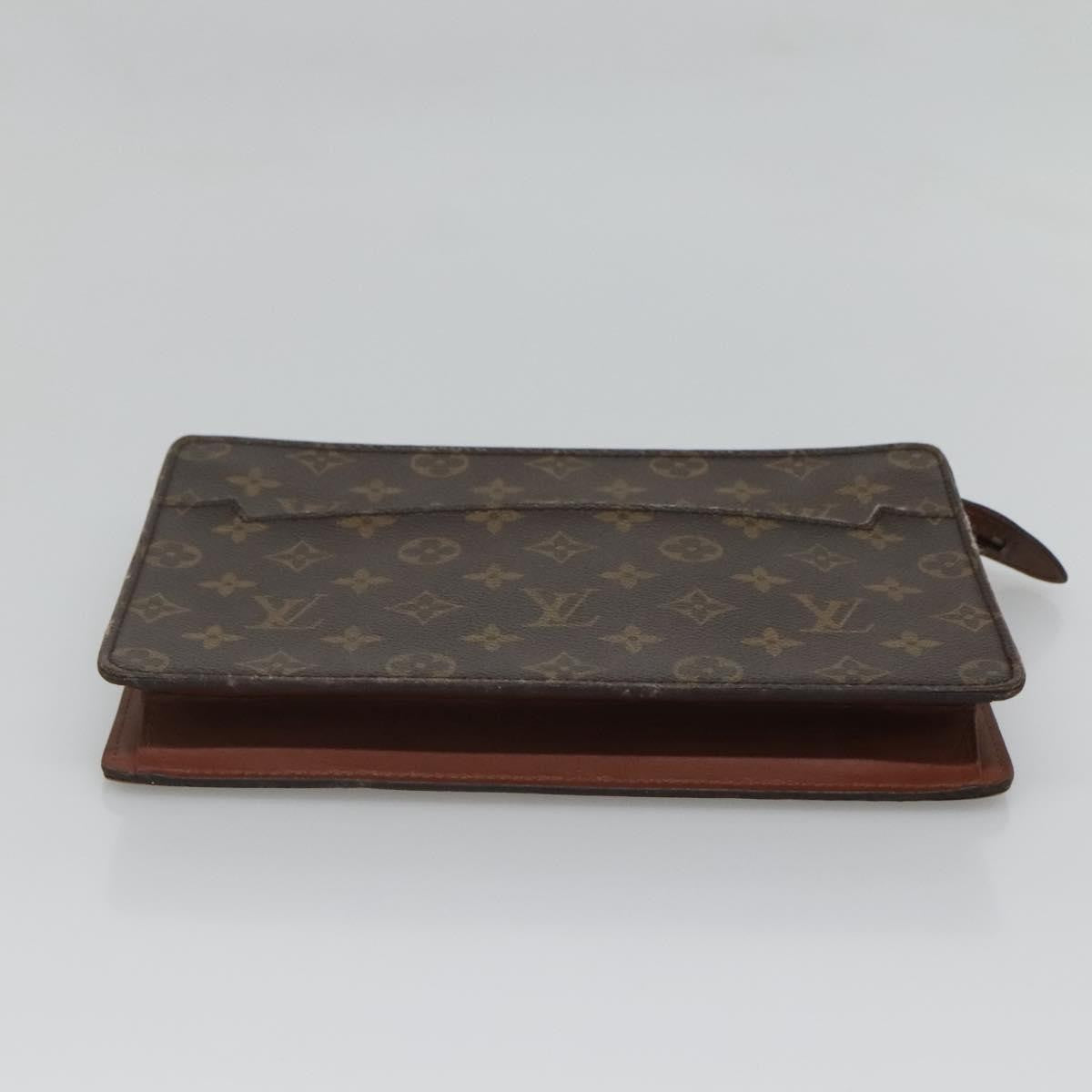 Louis Vuitton Pochette Homme Monogram Canvas, BROWN, CANVAS, Clutche & pouche