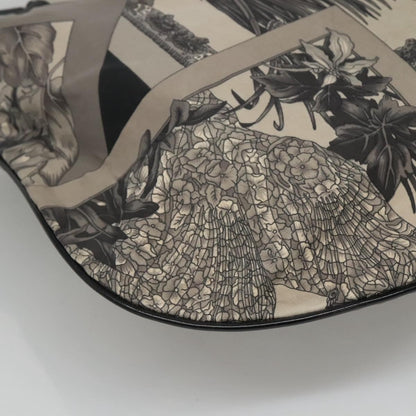 Salvatore Ferragamo Vintage Shoulder Bag Canvas, GRAY, CANVAS, Shoulder bag