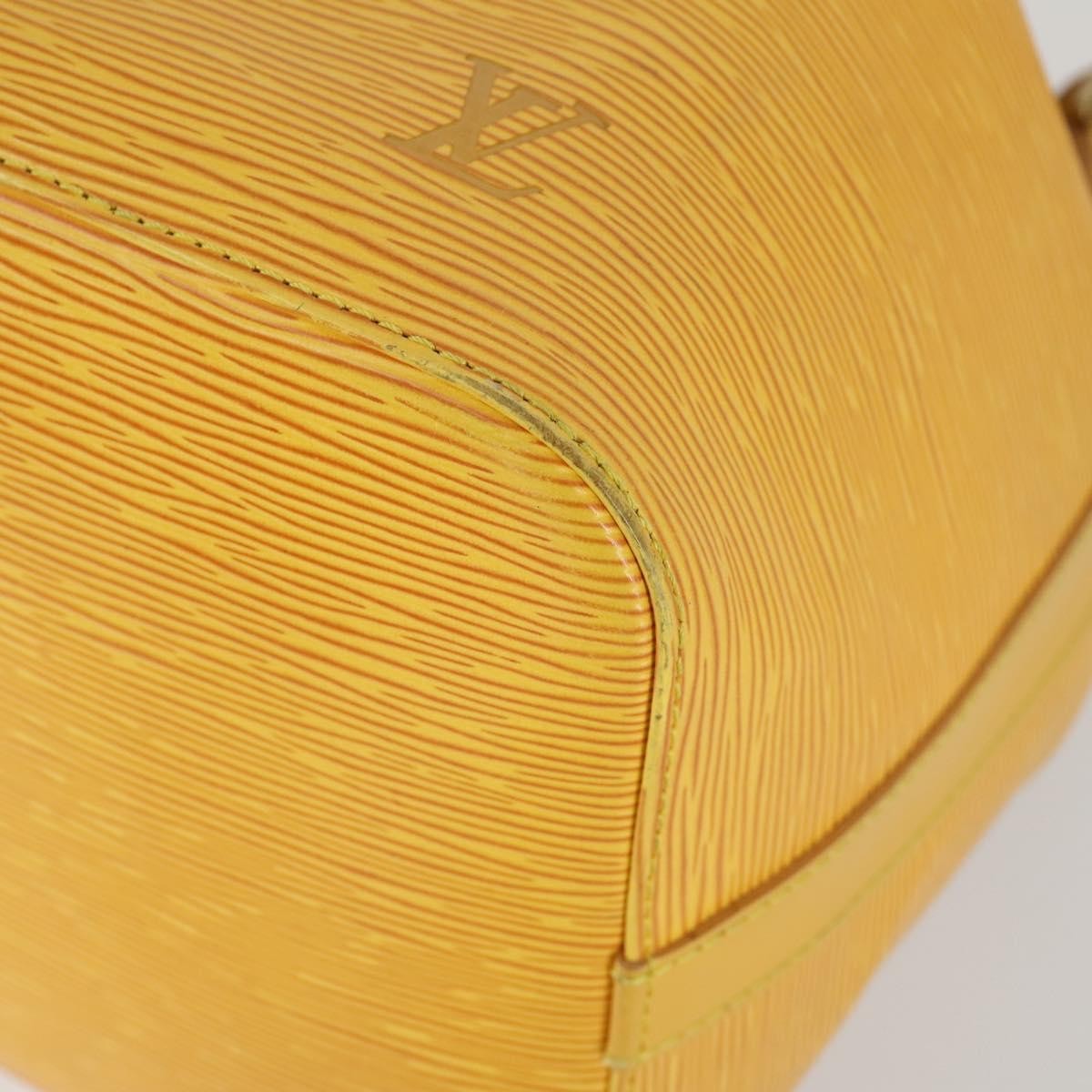 Louis Vuitton Petit Noe Handbag Epi Leather, YELLOW, LEATHER, Shoulder bag