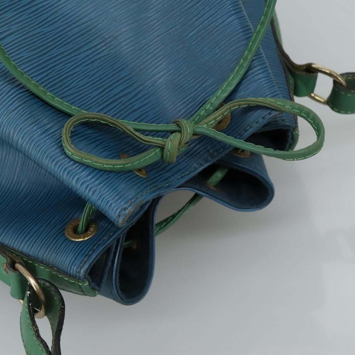 Louis Vuitton Bicolor Noe Handbag Epi Leather, BLUE, LEATHER, Shoulder bag