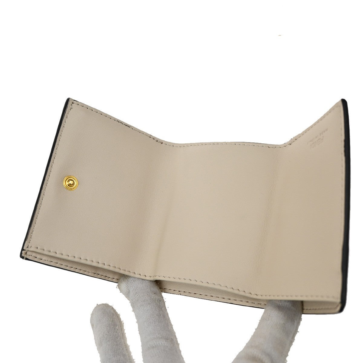 Fendi Peekaboo Wallet Leather, RED, LEATHER, Wallets