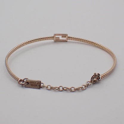 Fendi Baguette Bracelet Gold Plated, GOLD, GOLD_PLATED, Bracelet