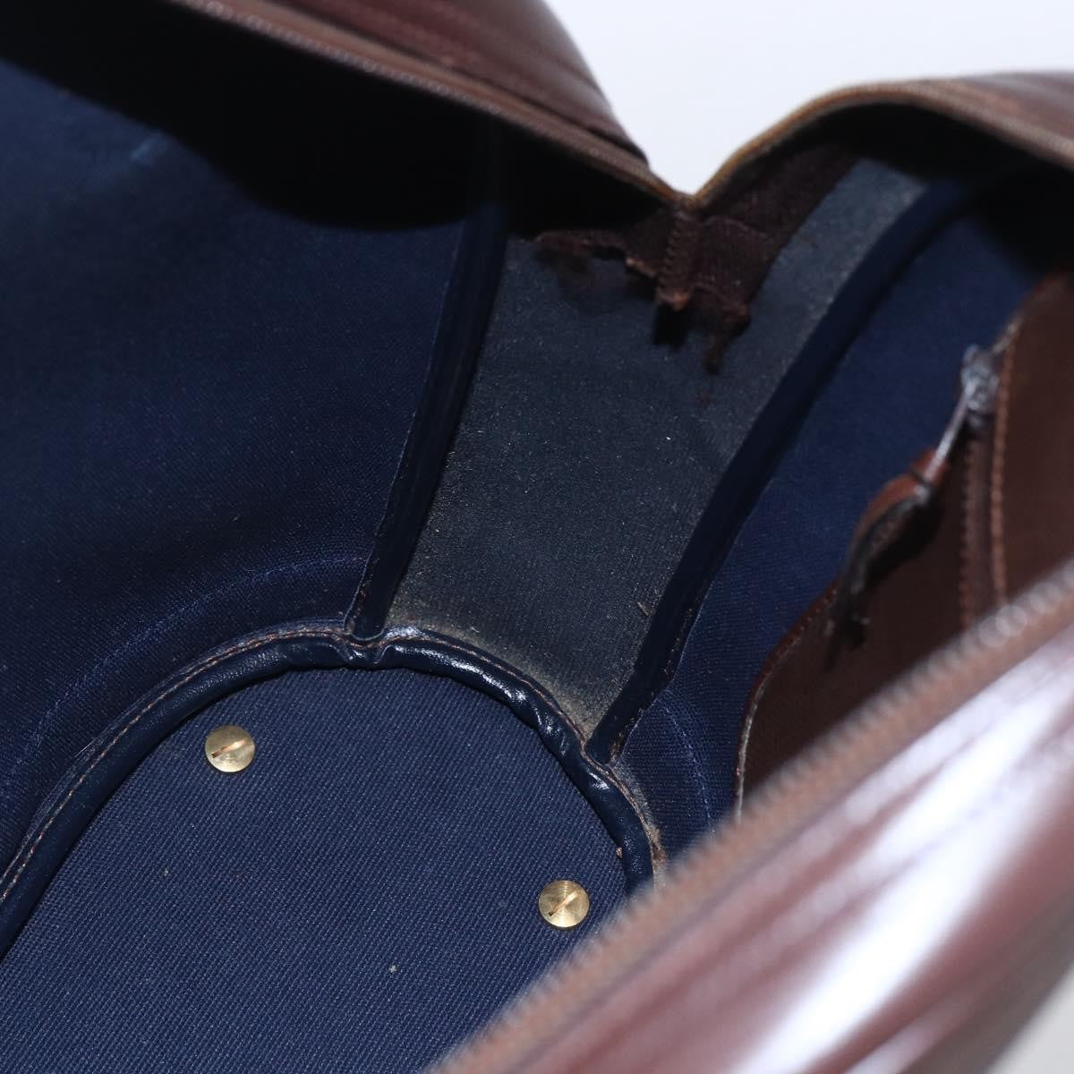 Christian Dior Vintage Trotter Handbag Canvas, BROWN, PVC, Handbag