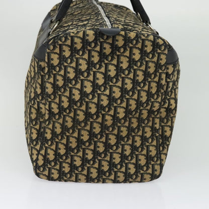 Christian Dior Vintage Trotter Boston Bag Diorissimo Canvas, NAVY, CANVAS, Travel bag