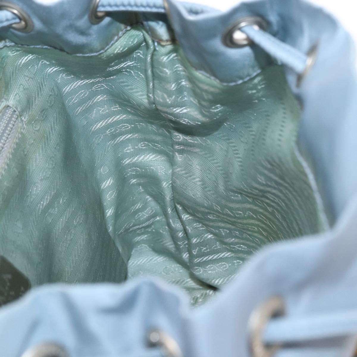 Prada Double Front Pocket Backpack Tessuto, BLUE, NYLON, Backpack