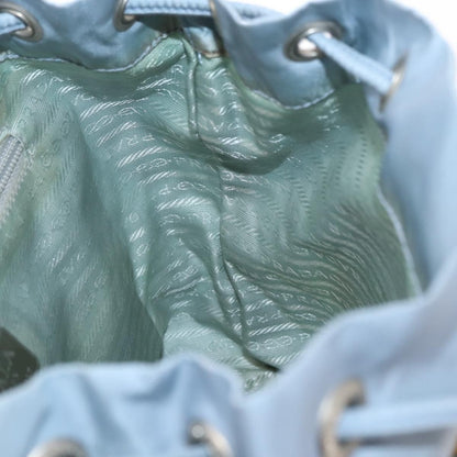 Prada Double Front Pocket Backpack Tessuto, BLUE, NYLON, Backpack