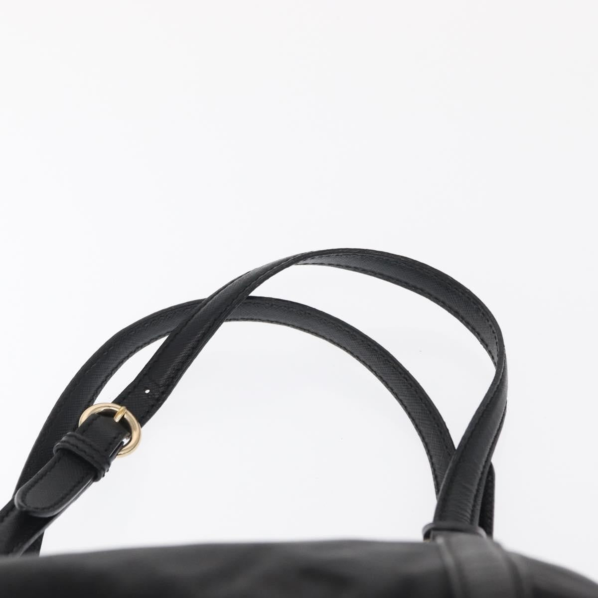 Salvatore Ferragamo Vala Handbag Nylon, BLACK, NYLON, Handbag