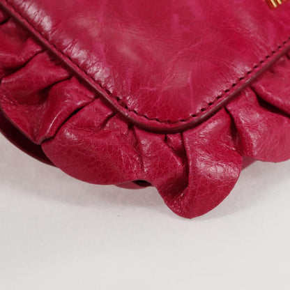 Miu Miu Shoulder Bag Leather, PINK, LEATHER, Shoulder bag