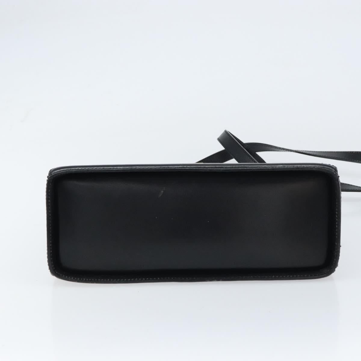 Bally Vintage Handbag Leather, BLACK, LEATHER, Handbag