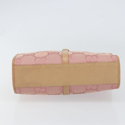 Gucci Vintage Jackie Handbag Canvas, PINK, CANVAS, Handbag
