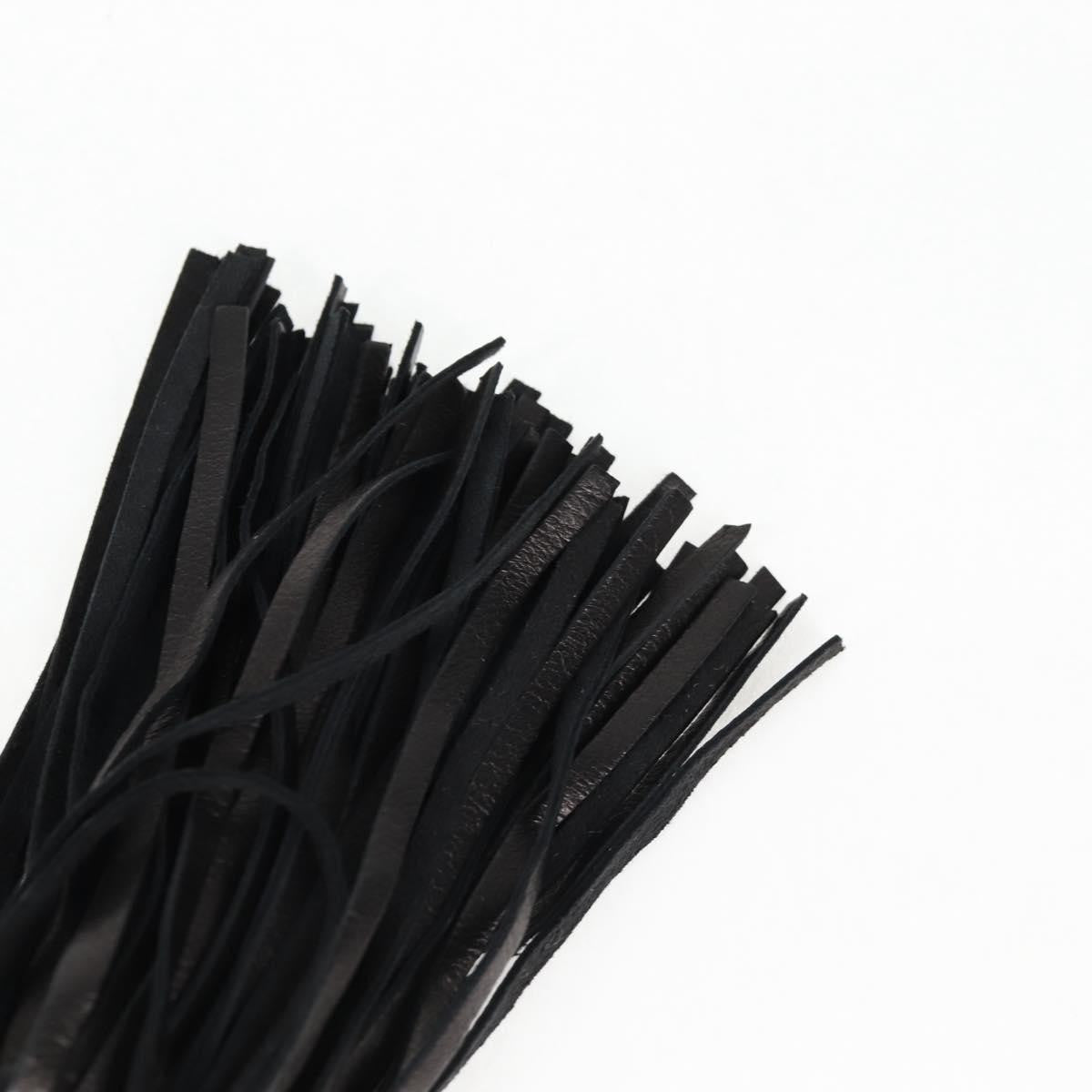 Chanel Camera CC Tassel Bag Leather, BLACK, LEATHER, Clutche & pouche